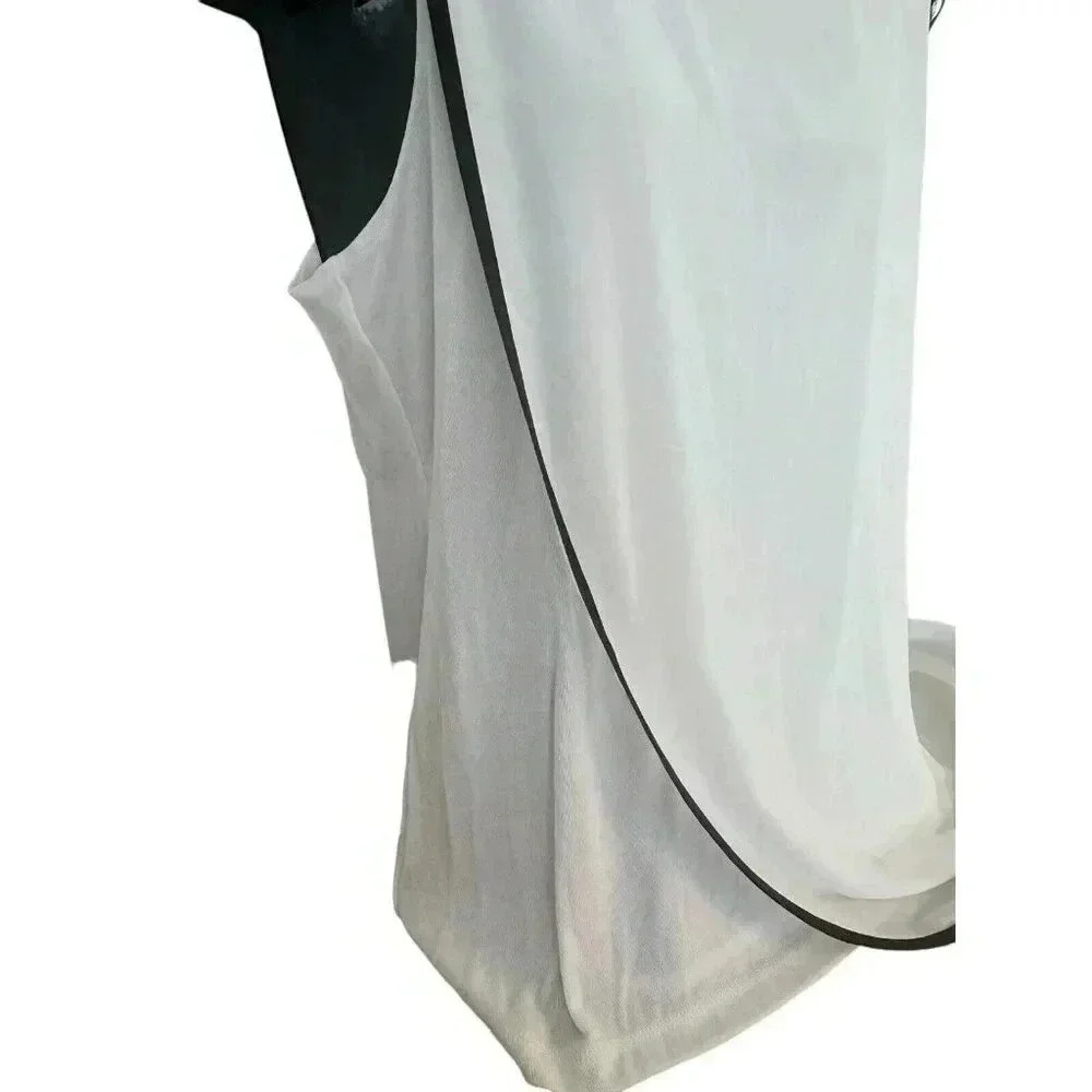 Womens Black White Chicos Traverlers‎ Size 3 Large 16 Blouse Top Sleeveless - Picture 6 of 8
